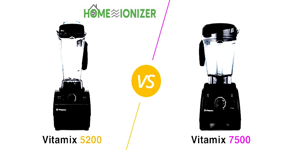 Explore the difference between Vitamix 5200 and 7500